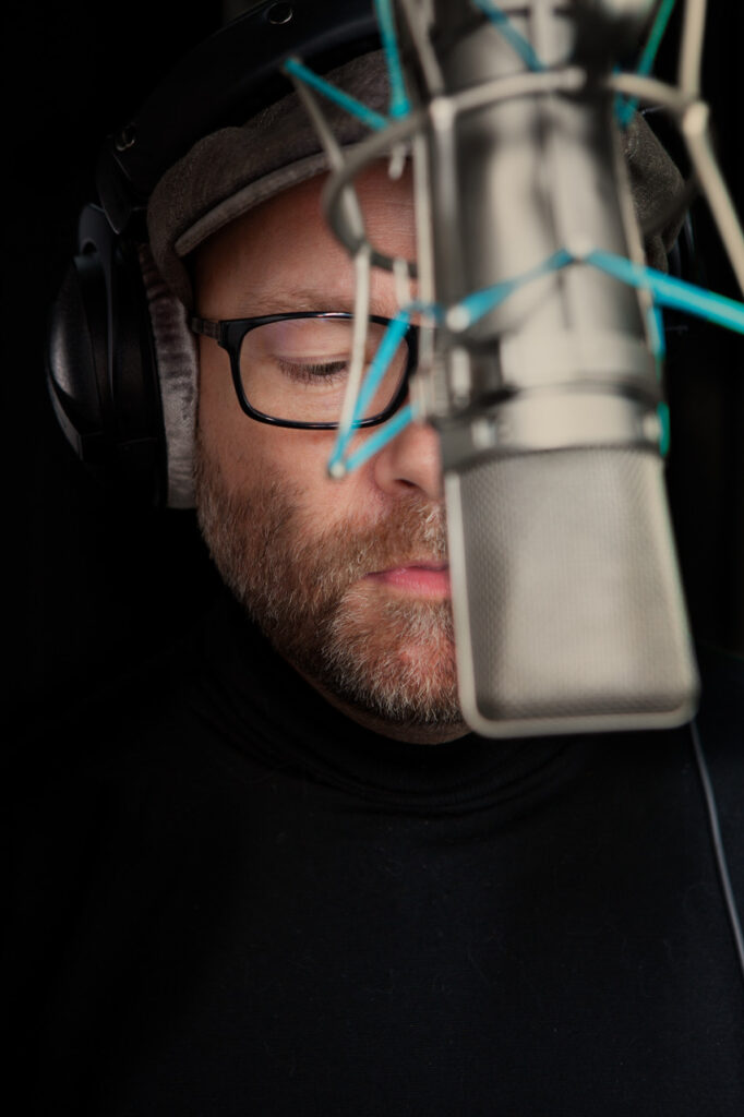 Rupert in the recording studio 1